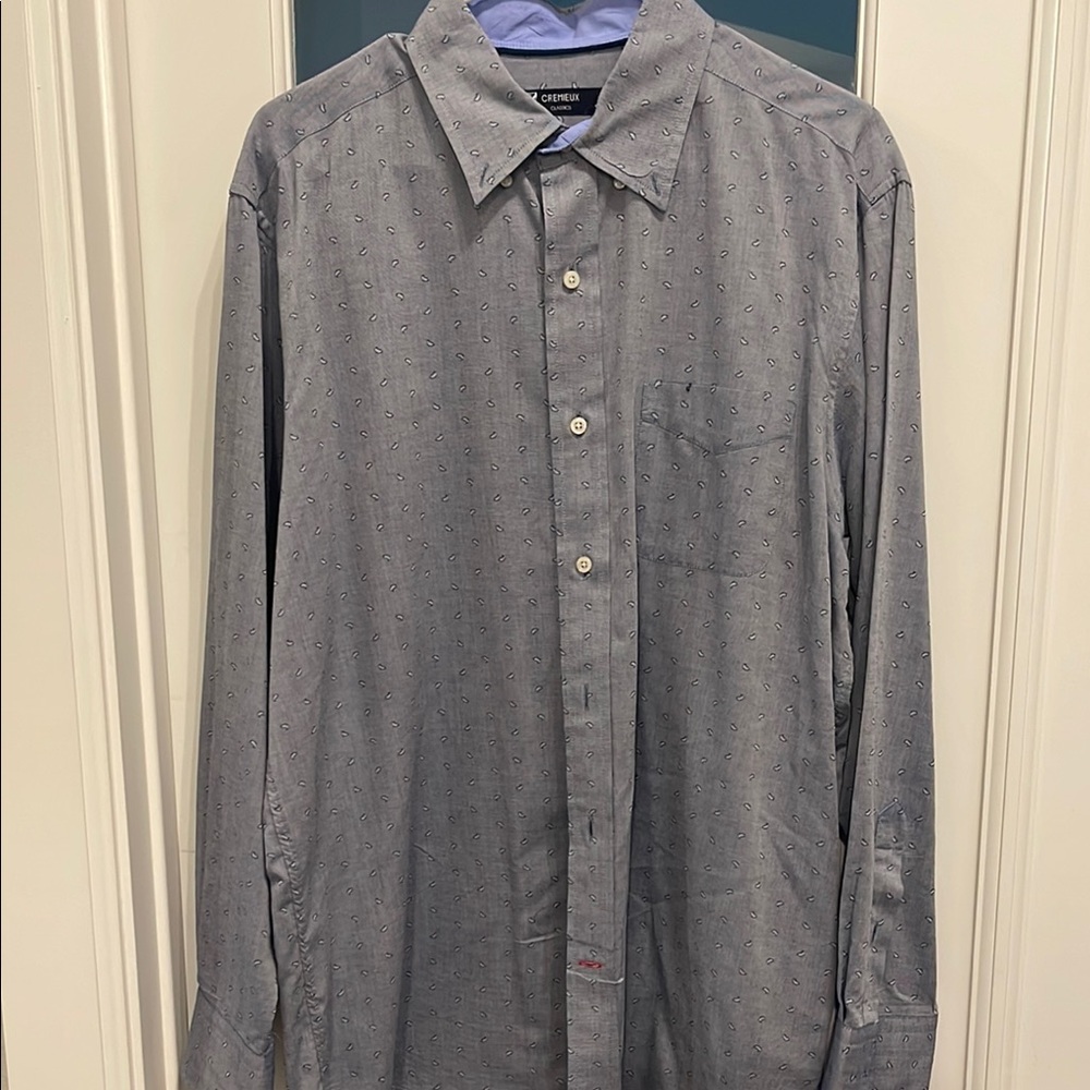 Men's Gray Patterned Shirt